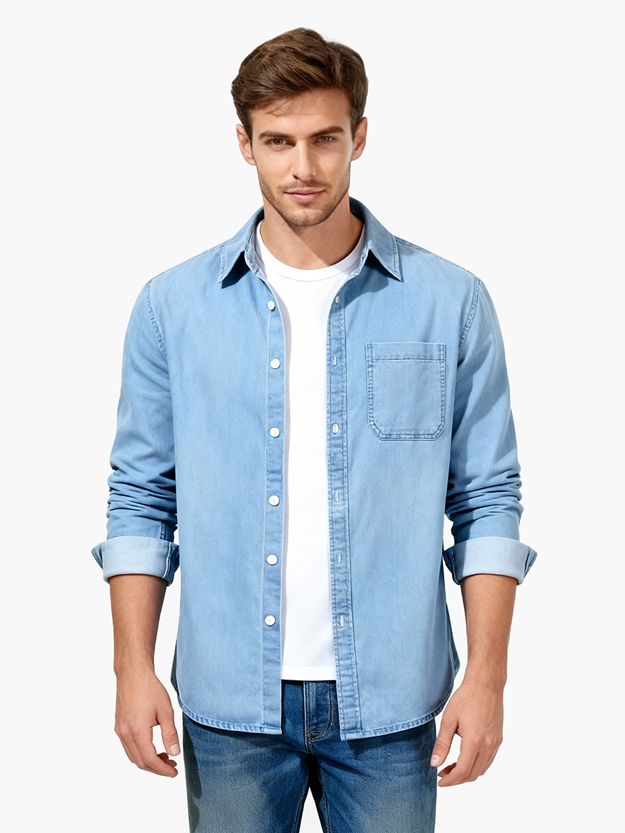 男士简约休闲衬衫