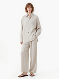 女士格子衬衫家居服套装