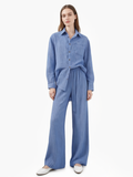 女士格纹家居服套装