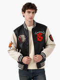Men's Indian pattern baseball jersey