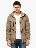 Men's hooded waterproof jacket
