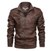 JACKETS KEZONO BeoWulf Leather Jacket SADDLEBROWN / S