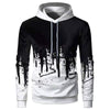 OUTWEAR & PARKAS KEZONO Graffiti Sweatshirts Fitness Pullover Hoodies
