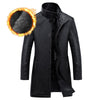 JACKETS KEZONO Leather Agents Long Jacket WITH VELVET / BLACK / XS