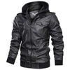 JACKETS KEZONO Leather Anarchist Biker Jacket BLACK / S