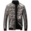 JACKETS KEZONO Leather Bomber Rhombus Bread Jacket DIMGREY / XS