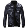 JACKETS KEZONO Leather Bomber Rhombus Bread Jacket DARK BLUE / XS