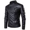 JACKETS KEZONO Leather Braided Rock Roll Jacket