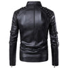 JACKETS KEZONO Leather Braided Rock Roll Jacket