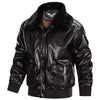 JACKETS KEZONO Leather Flight Biker Jacket