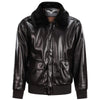 JACKETS KEZONO Leather Flight Biker Jacket COFFEE / XS