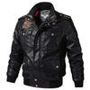JACKETS KEZONO Leather Flight Star Jacket BLACK / XXS