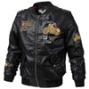 JACKETS KEZONO Leather Iron Wheels Jacket BLACK / XXS