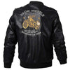 JACKETS KEZONO Leather Iron Wheels Jacket