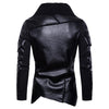 JACKETS KEZONO Leather Irregular Noble Jacket