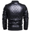 JACKETS KEZONO Leather Patchwork Fleece Oblique Locomotive Jacket