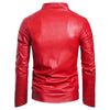 JACKETS KEZONO Leather Rhombus Pattern Jacket