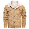 JACKETS KEZONO Leather Royal Pilot Fleece Jacket