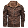 JACKETS KEZONO Leather Royal Pilot Fleece Jacket