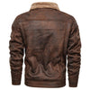 JACKETS KEZONO Leather Royal Pilot Fleece Jacket