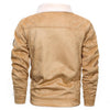 JACKETS KEZONO Leather Royal Pilot Fleece Jacket