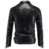 JACKETS KEZONO Leather Skull Rivets Locomotive Jacket