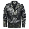 JACKETS KEZONO Leather Village Jacket GREEN / XXS
