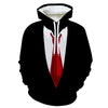 OUTWEAR & PARKAS KEZONO Tie Dyeing Sweatshirts Fleece Pullover Hoodie RED / XXXXS