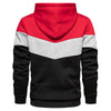 OUTWEAR & PARKAS KEZONO Tri-color Patchwork Sweatshirts Fleece Pullover Hoodie