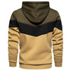 OUTWEAR & PARKAS KEZONO Tri-color Patchwork Sweatshirts Fleece Pullover Hoodie